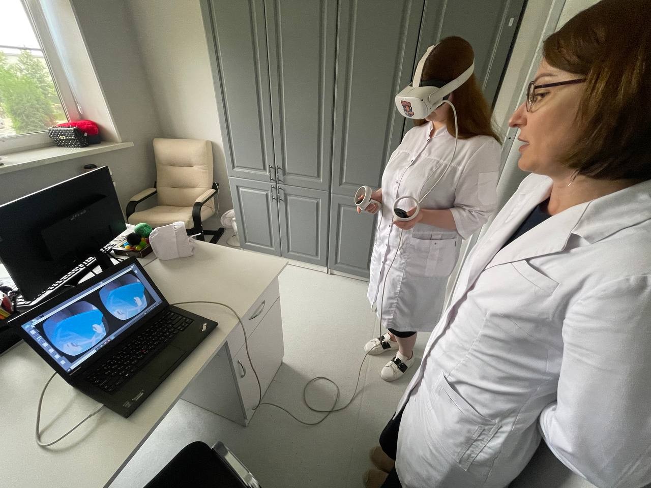 Сессия VR-терапии