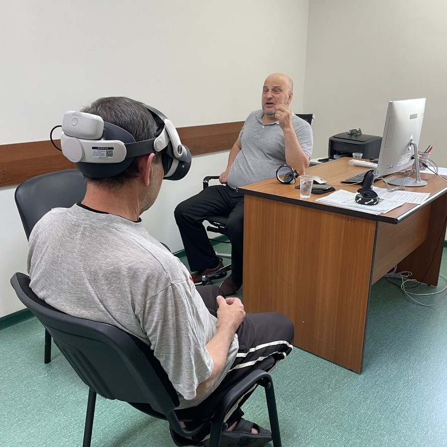 Сессия VR-терапии