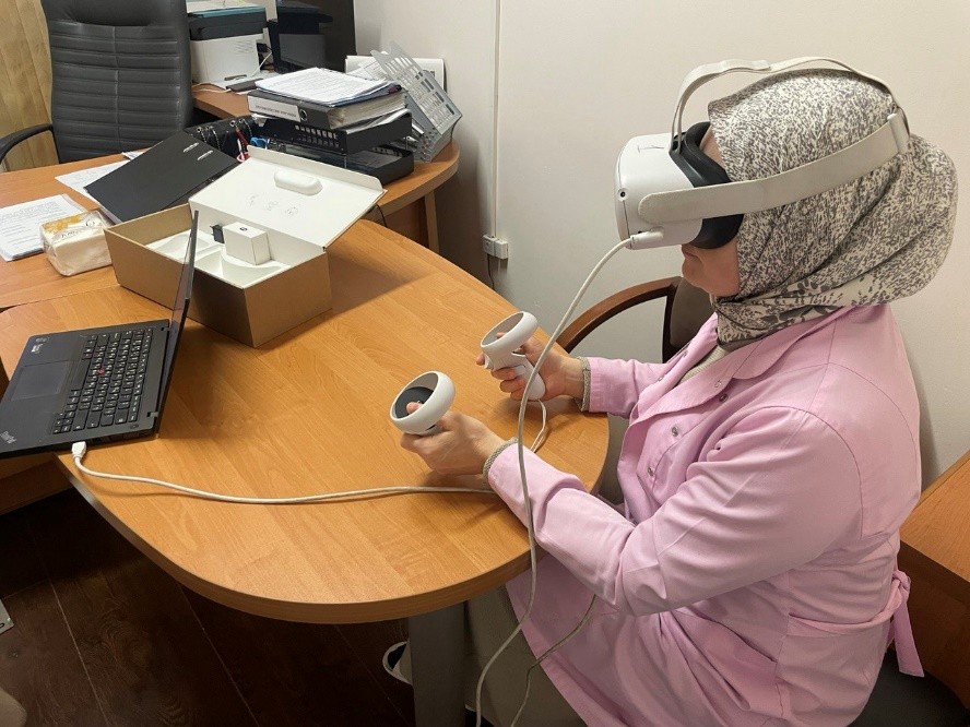 Сессия VR-терапии